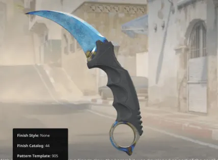  Karambit Blue Gem