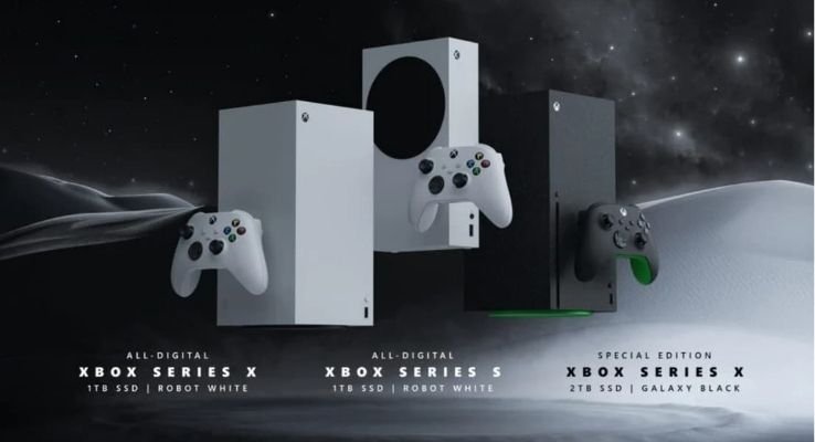 Modelos All-Digital do Xbox Series X/S e edição especial Galaxy Black – 2025