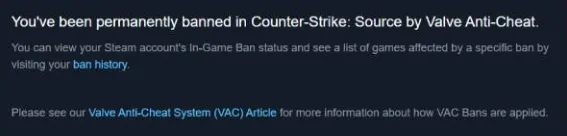 VAC ban